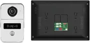 1080P 10 Inch 7 Color Touch Screen Wireless WiFi Video Doorbell Smart Home Intercom Kit Fit for RFID Access Control System 140�