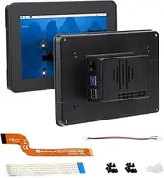 Waveshare Official 7inch Capacitive Touch Display, Compatible with Raspberry Pi, 720 × 1280, IPS, DSI Interface, 5-Point Touch, Comes with Protective Case