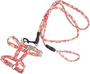 ibasenice Flexible Cat Harness Leash Long Length Adjustable Escape Cat and Small Dog Harness