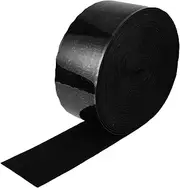 X AUTOHAUX 1 Pcs Hook and Loop Tape Adhesive Back Single Sided Adhesive Back Home Office Phone Mount Adhesive Tape Black 82.02ftx4.33"