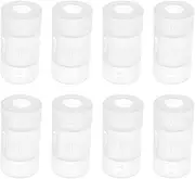 eMagTech 8Pcs Battery Conversion Cartridge Replacement AA to C Size Cell Battery Conversion Adapter Holder Battery Accessories Plastic