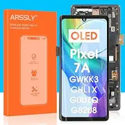 for Google Pixel 7A LCD Screen Replacement - for Pixel 7A LCD Touchscreen for Google Pixel 7A LCD Display Digitizer Panel Glass Assembly with Frame, GWKK3 GHL1X G0DZQ G82U8