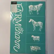 New Chalk Couture FARM CHARM COLL FARM CHARM Size C Transfer ~ Cow Pig Sheep