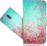 Nokia 2.3 Case, CaseExpert® Beautiful Pattern Leather Kickstand Flip Wallet Bag Case Cover for Nokia 2.3