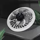 Simple Fan Lamp LED Lighting Ceiling Fan Remote Control for Living Room Kitchen