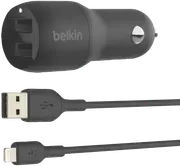 Belkin Dual 24W Car Charger and Lightning Cable