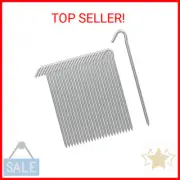 AAGUT Tent Stakes Metal Garden Edging Fence Hooks Yard Camping Stake Heavy Duty