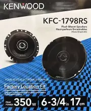 NEW Kenwood KFC-1798RS 6-3/4" 2-Way Coaxial Car Audio Speakers (PAIR) 6.75"