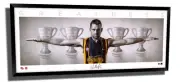 LUKE HODGE HAWTHORN FC MINI WINGS OFFICIAL AFL PRINT SIGNED FRAMED MEMORABILIA