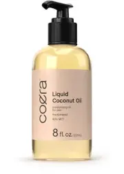 Fractionated Coconut Oil | 8 fl oz | Liquid Moisturizing Oil | by Coera
