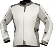 IXS Lane ST-Plus, textile jacket waterproof women , color: Beige/Grey/Brown , size: 3XL