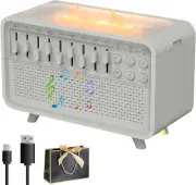 Sleep aid Sound Box,White Noise Night Light Humidifier with Rain Soothing Sounds