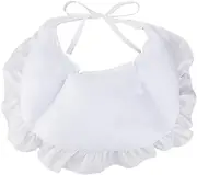 SUPERFINDINGS Victorian Rump Pad Victorian Petticoat Accessory White Petticoat Fart Pads for Victorian Bustle Skirt Cloth Victorian Pannier, Length: 15.85cm, White, 15.9cm