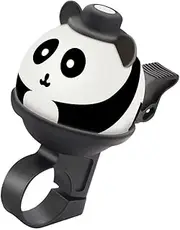 Kids Bike Bell Cartoon Panda Scooter Bell Round Copper Bicycle for Boys Girls Kids Bike