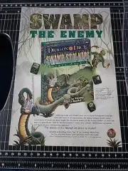 DRAGON DICE SWAMP STALKERS The Enemy Print Ad 1996 7x10