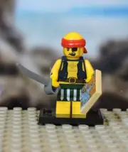 Series 16 Scallywag Pirate Lego Minifigure