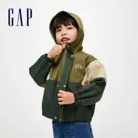 在飛比找蝦皮商城優惠-Gap 幼童裝 Logo連帽外套-綠色(890295)