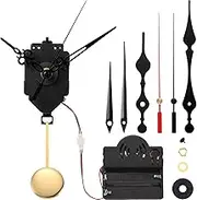 Quartz Pendulum Trigger Clock Movement Chime Westminster Melody Mechanism Clock Kit with 3 Pairs of Hands