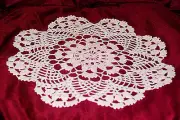 Table Napkin Original Vintage Large Lithuanian handmade