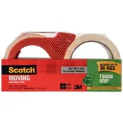 Scotch Tough Grip Tape and Dispenser 48mm x 50m 2 Pack