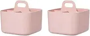 2 PCS Caddys Organizer Desk Caddys, Art Organizers and Storage Makeup Caddys Pink