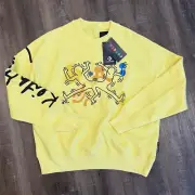 Converse x Keith Haring Shapes Sweatshirt Daydream Size Small Mens Yellow $90