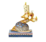 Disney Beauty & The Beast Romance by Candlelight Lumiere & Feather Duster figure