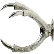 Garden Glory Claw Wall Mounted Water Hose Holder Hanger Rack Silver/Chrome