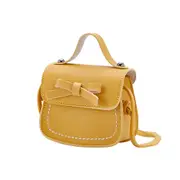 Lovely Kid Girl PU Leather Bowknot Princess Small Bow Messenger Shoulder Bag Coin Purses Toddler Children Handbag Solid NEW