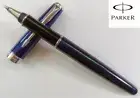 Excellent Parker Sonnet Rollerball Pen Blue Color Silver 0.5mm Blue Ink Refill