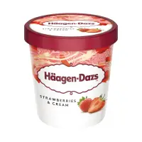 在飛比找家樂福線上購物網優惠-HaagenDazs哈根達斯 草莓品脫杯473ml毫升 x 