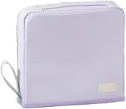 Doresty Makeup Bag, Large Capacity Waterproof Makeup Organizer with Compartments, Portable Multifunctional Toiletry Bag for Women and Men (Purple)
