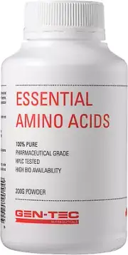 Gen-Tec Nutrition Essential Amino Acids Powder, 200 Grams