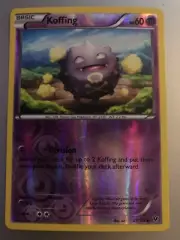 2016 pokemon Fates Collide reverse holo Koffing 27/124