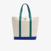 Summer Pack Laptop Pocket Canvas Tote
