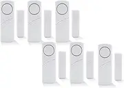 Wireless Home Security Alarm System DIY Kit - Magnetic Sensor - Guardian Protector - Window Glass Vibration Security Burglar Alarm for Homes, Cars, Sheds, Caravans, Motorhomes - Price Xes (6)