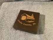 Pennsylvania Slate Coasters Bucks County Pa. Set of 4 NIB (a)