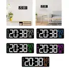 Digital Wall Clock Convenient LED Alarm Clock for Living Room Bedroom Indoor