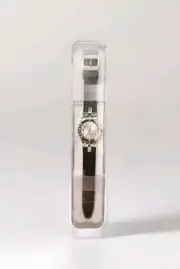 Vintage Swatch Irony Medium Date Watch FANCY ME BLACK YLS430C New Old Stock