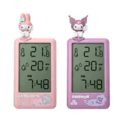 Sanrio Genuine Thermometer Hygrometer Digital Clock My Melody KUROMI