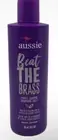 2 Aussie Beat The Brass Purple Shampoo for Colored Hair 8 oz Bottle