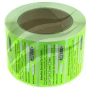Jayair Reel 1000 Uv Dye Warning Label - SP5069