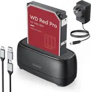 ORICO External Hard Drive Dock Duplicator Cloner USB 3.2 Gen 1 to SATA for 2.5”