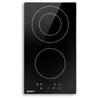 Electric Ceramic Cooktop 30Cm Kitchen Cooker Hob Touch Control 3 Zones