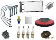 Spark Plugs Ignition Wires Distributor Cap Rotor fits Nissan Frontier 98-04 2.4L (for: Nissan)