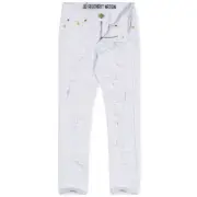 Argonaut Nations Boys Ripped Twill Jeans (White)