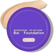 Balm Foundation for Mature Skin Hydrating Medium Coverage Foundation Balm,Vegan Formula Blurs Appearance of Lines,Age-Defying,Smooths Texture,All Skin Types,01# Ivory