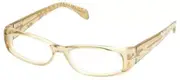 Alexander McQueen AMQ 4150 HAM Men's Glasses Gold Size 53 - Private Health Rebate - Blue Light Block Available