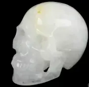 QUARTZ REALISTIC CRYSTAL SKULL 100 X 74 X 68 MM 682 G