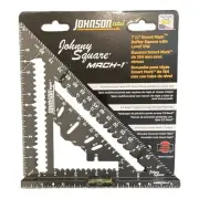 Johnson 1904-0700V 7-1/4" Square MACH-1 Smart Mark Rafter Square with Level Vial